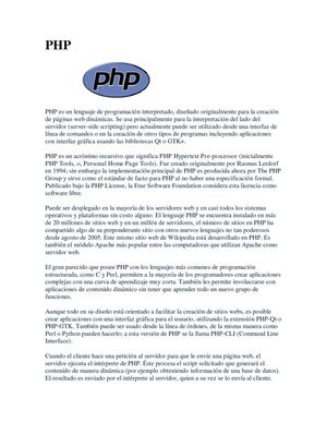 PHP