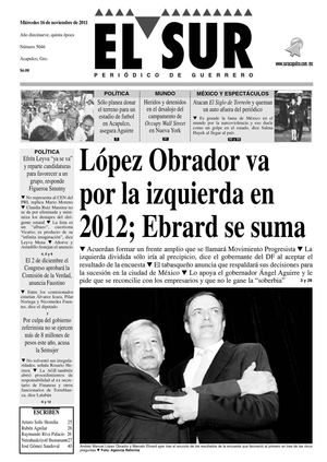 El sur 16 de noviembre de 2011