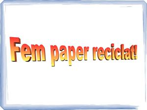 Paper Reciclat