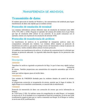 Transferencia De Archivos