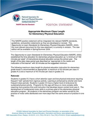 Appropriate-Maximum-Class-Length-for-Elementary-PE-2008