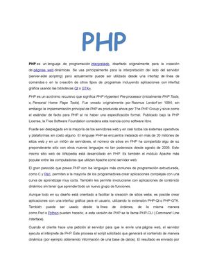 PHP