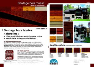 Bardage teintes naturelles Maibec