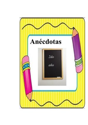 anécdotas de 2do.