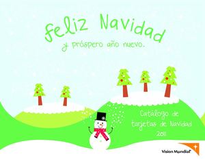 Catalogo Tarjetas y Postales Visión Mundial Navidad 2011