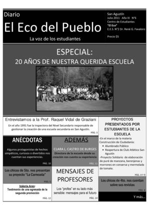 Diario "El Eco del Pueblo"  Pdf