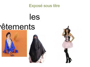  vêtements La communication non verbale 