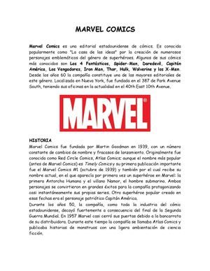 marvel comics