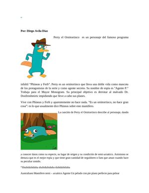 Perry el Ornitorrinco