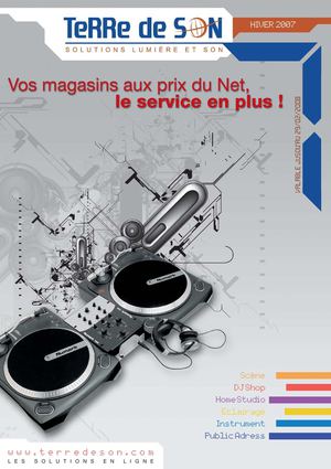 Catalogue Terre de Son - sonorisation et éclairage