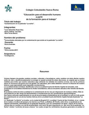 Proyecto de investigacion