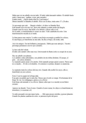 Habia una vez un caballo con un indio