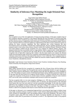 7.[46-53]Similarity of Inference Face Matching On Angle Oriented Face Recognition