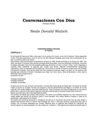 Conversaciones con Dios 3