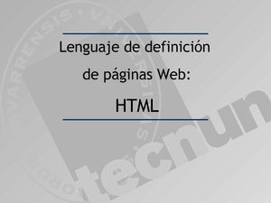 Trabajo del Lenguaje HTML