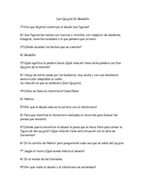 Don Quijote en medellin.....