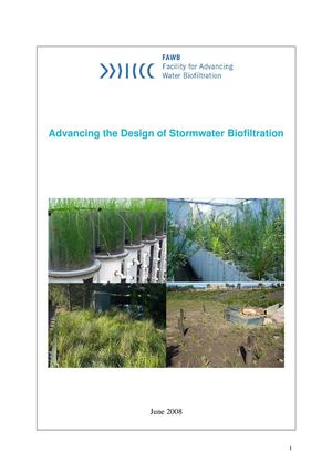Advancing the Design of Stormwater Biofiltration (Rain Gardens)