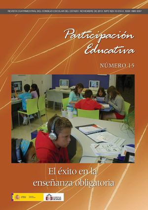 Revista "Participación Educativa". Nùmero 15. El éxito en la enseñanza obligatoria