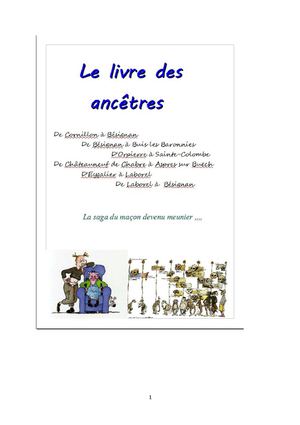 Le livre des ancêtres
