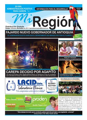 Periódico Mi Región (Carepa Antioquia)