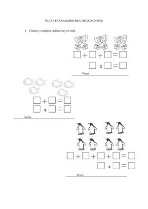 guía multiplicaciones 1