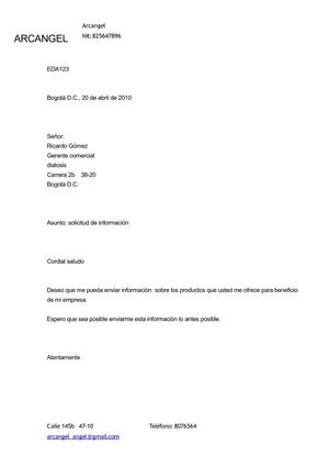 cartas de compra y venta