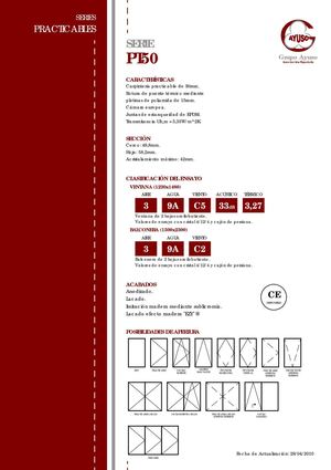 VENTANAS - Serie PT50