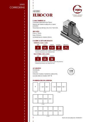 VENTANAS - Serie EuroCor