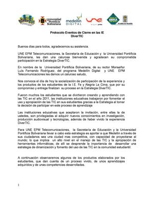 Protocolo Evento Certificación Acompañamiento