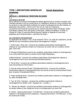 PLU - Dispositions générales - enquête 21/11/11 - 21/12/11