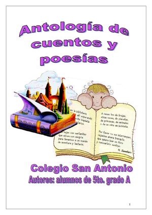 Antología de cuentos y poesías 5to A