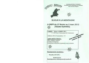 SEJOUR SKI 2012