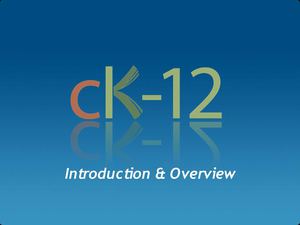 CK 12- Free Textbooks for K-12 Students 