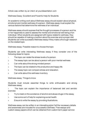 calamo wellness essay excellent and powerful help for students wellness essay excellent and powerful help for students