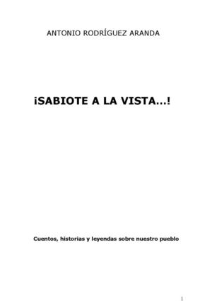 ¡SABIOTE LA VISTA...! 