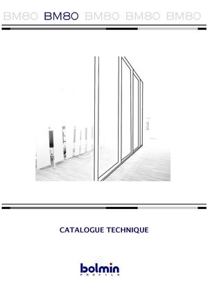 Catalogue Technique BOLMIN BM80