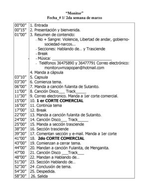 Guía de programa de revista