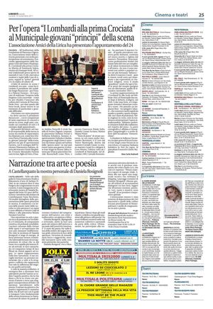 Rassegna Stampa - Gli Spazi dell'Allusione - Daniela Rosignoli - Castell'Arquato