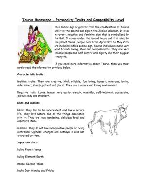 Taurus Astrology