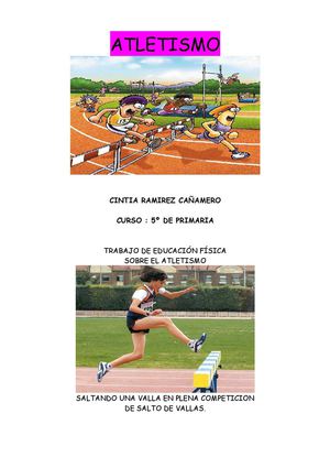 Atletismo - Cintia 5º