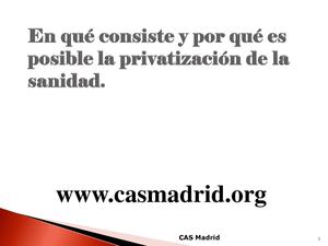 PRIVATIZACION DE LA SANIDAD
