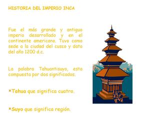 Historia del imperio inca