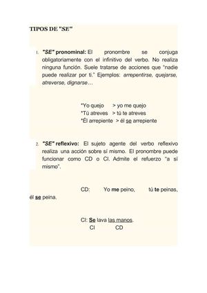 TIPOS DE SE.