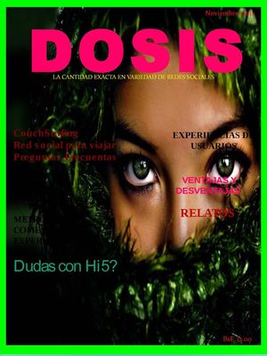 DOSIS revista de redes sociales