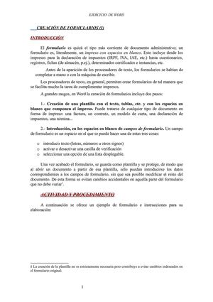 Formularios en word