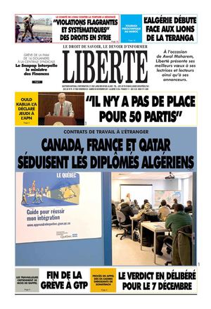 liberte 26 Novembre 2011