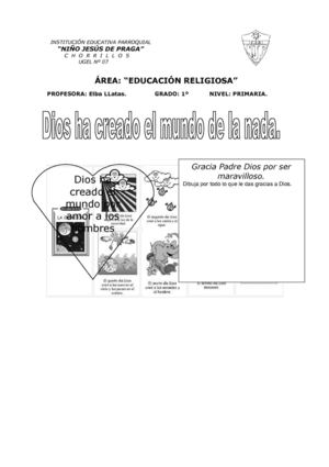 La creación y la Virgen María