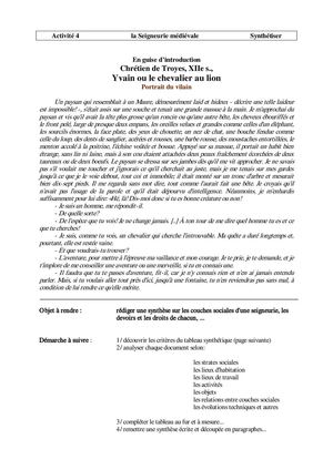 Activité 4 Des strates sociales d'une seigneurie médiévale