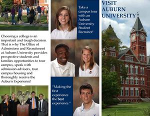 Visit Auburn University Sample Brochure
