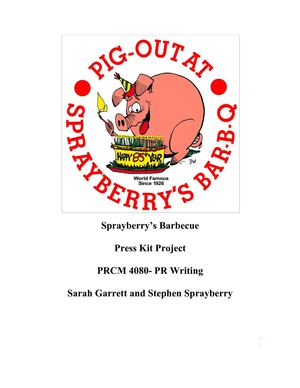 Sprayberry's Barbecue Media Kit